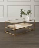 Image 1 of 4: Worlds Away Nola Coffee Table 