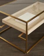 Image 4 of 4: Worlds Away Nola Coffee Table 