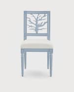 Image 2 of 3: Worlds Away Blithe Dining Chair 