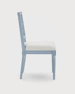 Image 3 of 3: Worlds Away Blithe Dining Chair 