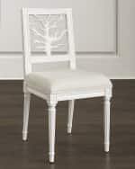 Image 1 of 4: Worlds Away Blithe Dining Chair 