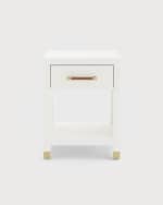 Image 2 of 2: Worlds Away Camden Side Table 