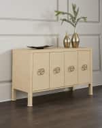 Image 1 of 4: Worlds Away Meridian Four-Door Buffet 