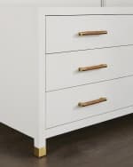 Image 3 of 3: Worlds Away Mariole Six-Drawer Chest 