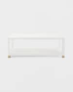 Image 2 of 3: Worlds Away Cambrian Coffee Table 