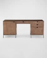 Four hands cheap trey executive desk