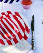 Image 2 of 5: Vietri Amalfitana Stripe Dinner Plate 