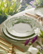 Image 2 of 3: Caskata Freya Rimmed Salad Plates - Set of 4