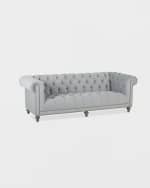 Image 3 of 7: Massoud Dreame Chesterfield Sofa, 94"