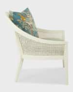 Image 4 of 6: Massoud Welles Accent Cane Chair 