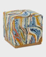 Image 4 of 6: Massoud Kittie Ottoman 