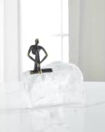 Image 1 of 3: John-Richard Collection Man on Edge II Sculpture 