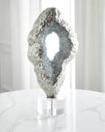 Image 1 of 2: John-Richard Collection Fluctuating Blue Geode Sculpture