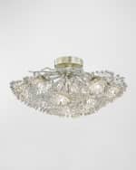 Image 2 of 2: John-Richard Collection Hanasaku Flower 16-Light Flush Mount 