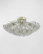 Image 1 of 2: John-Richard Collection Hanasaku Flower 16-Light Flush Mount 