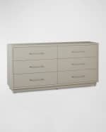 Image 3 of 7: Interlude Home Taylor 6-Drawer Chest 