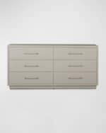 Image 4 of 7: Interlude Home Taylor 6-Drawer Chest 