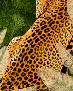 The Oliver Gal Artist Co. Emerald Jungle Cat Giclee Art Print
