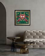 Image 4 of 5: The Oliver Gal Artist Co. Floral Feline Roses Giclee Art Print