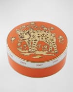 Image 1 of 4: Vista Alegre Large Round Box, Pig