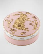 Image 1 of 4: Vista Alegre Large Round Box, Rabbit 