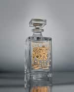Image 3 of 3: Vista Alegre Whiskey Decanter With Golden Ox 