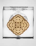 Image 2 of 2: Vista Alegre Whiskey Decanter With Golden Sheep 