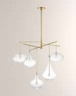 Visual Comfort Signature Lomme XL Chandelier in Soft Brass by ...