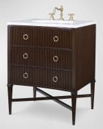 Image 2 of 4: Ambella Reeded Sink Chest