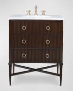 Image 1 of 4: Ambella Reeded Sink Chest