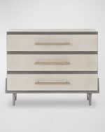Image 2 of 5: Ambella Cumberland Faux Shagreen Chest