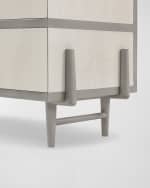Image 4 of 5: Ambella Cumberland Faux Shagreen Chest