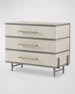 Image 1 of 5: Ambella Cumberland Faux Shagreen Chest