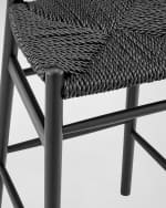 Image 4 of 4: Euro Style Evelina Bar Stool 30"