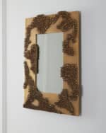 Image 3 of 3: Neiman Marcus Textured Rectangular Accent Mirror