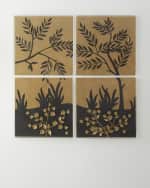 Image 1 of 4: Tommy Mitchell Woodland Artwork, Set of 4