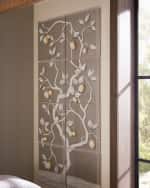 Image 2 of 4: Tommy Mitchell Lemon Tree Panel on Warm Silver