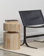 Image 3 of 4: Jamie Young Dylan Round Side Table 