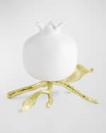 Image 2 of 4: Michael Aram Pomegranate Porcelain Bud Vase 