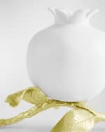 Image 3 of 4: Michael Aram Pomegranate Porcelain Bud Vase 