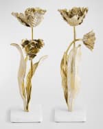 Image 3 of 4: Michael Aram Tulip Candleholder, Set of 2 