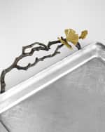 Image 4 of 4: Michael Aram Butterfly Ginkgo Serving Tray
