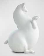 Image 3 of 4: Global Views Andalusian Horse Sculpture - Matte Black 