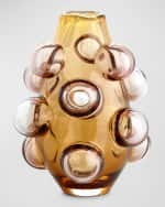 Image 1 of 5: Global Views Bubbled Vase - Large