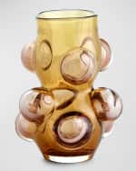 Image 3 of 4: Global Views Bubbled Vase - Small