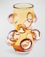 Image 4 of 4: Global Views Bubbled Vase - Small