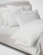 Image 1 of 6: Ralph Lauren Home Organic Cotton Bethany Jacquard Duvet Cover , KING