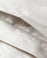 Image 4 of 6: Ralph Lauren Home Organic Cotton Bethany Jacquard Duvet Cover , KING