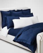 Image 1 of 6: Ralph Lauren Home Organic Cotton Bethany Jacquard Duvet Cover , KING