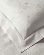 Image 4 of 6: Ralph Lauren Home Organic Cotton Bethany Jacquard Duvet Cover , FULL-QUEEN